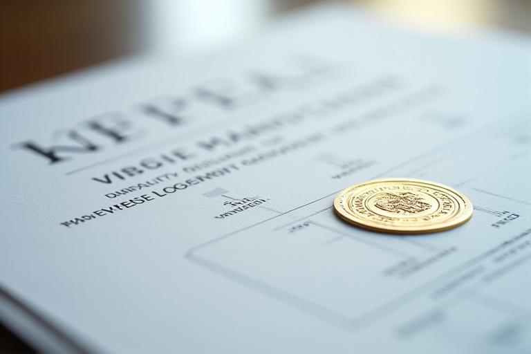 Close up of professional logistics documentation and stamps